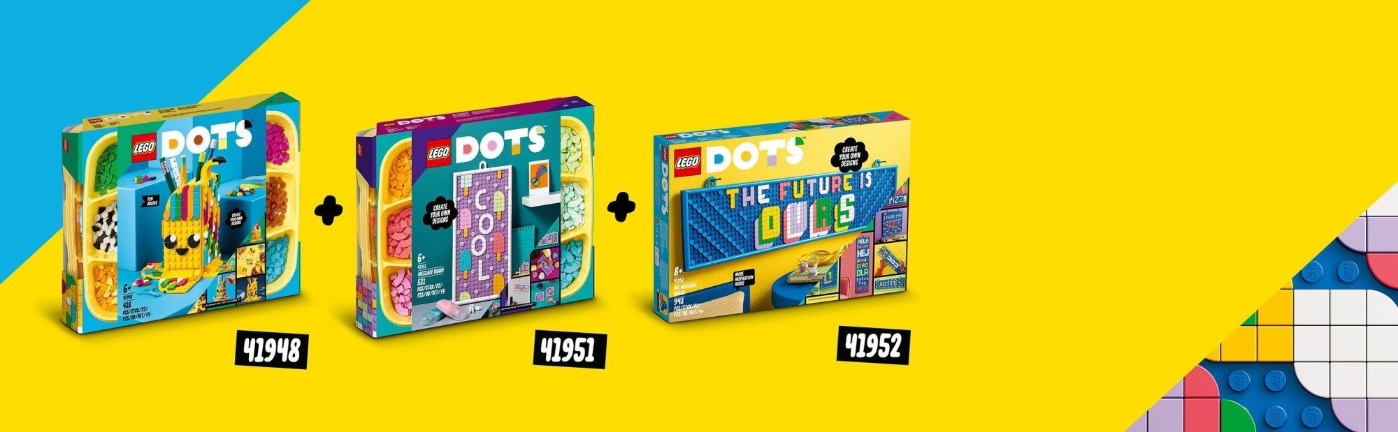 LEGO DOTS 41950 Záplava DOTS dílků – písmenka