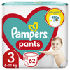 Pampers Plenkové Kalhotky Pants Velikost 3, 62 ks, 6kg-11kg