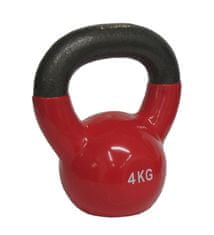 ACRAsport Kettlebell 4 kg, vinylová