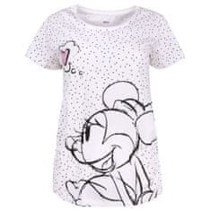 Těhotenské bílé tričko s krátkým rukávem a puntíky Minnie Mouse DISNEY, S