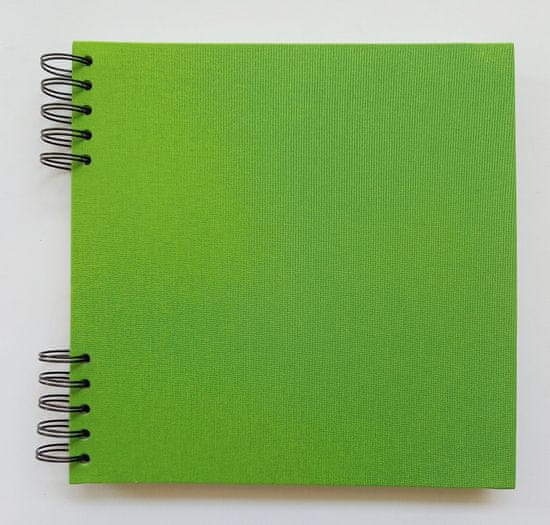 Delux Album - Světle zelená 22x22 - černé listy