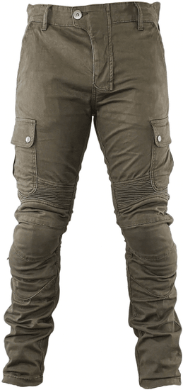 SNAP INDUSTRIES kalhoty jeans CARGO khaki