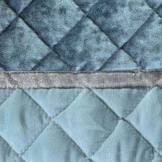 Eurofirany Dekorativní přehoz na postel KRISTIN 220x240 Eurofirany modry