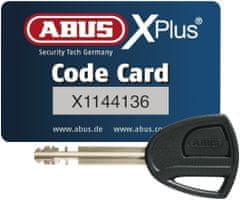 Abus kotoučový zámek GRANIT DETECTO X Plus 8077 Alarmový černý