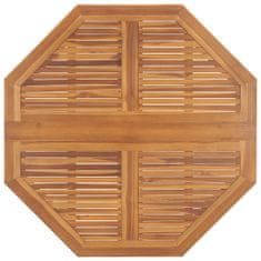 Vidaxl Skládací zahradní jídelní stůl 110 x 110 x 75 cm masivní teak