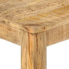 shumee Konzolový stolek 110 x 35 x 76 cm masivní mangovníkové dřevo