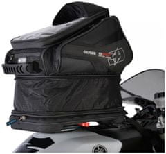 Oxford tankbag na motocykl Q15R QR černý s rychloupínacím systémem na víčka nádrže objem 15 l