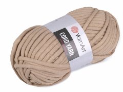 Kraftika 1ks (753) béžová pletací příze cord yarn 250 g