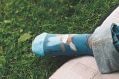 Sterntaler ponožky ABS protiskluzové chodidlo AIR modré, oslík Emmilius 8152186, 26