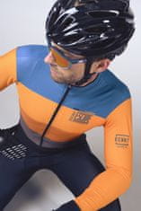 Kenny cyklo dres ESCAPE 22 Winter černo-žluto-modro-oranžovo-šedý S