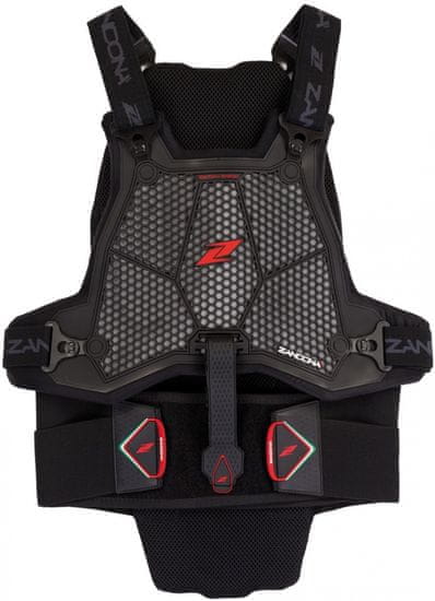 Zandona chránič těla ESATECH ARMOUR PRO X7 černo-červeno-šedá