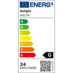 Solight LED mini panel CCT, přisazený, 24W, 1800lm, 3000K, 4000K, 6000K, kulatý, WD174