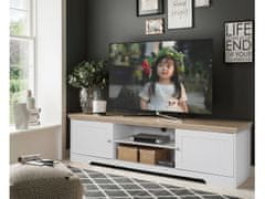 Danish Style Tv stolek Nana, 160 cm, bílá