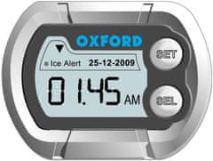 Oxford hodiny a teploměr DIGICLOCK OX562 silver