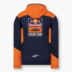 KTM mikina REDBULL Racing Zip dětská modro-oranžová 140