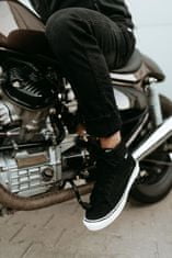 BROGER california Black/White Motorcycle Shoes 37