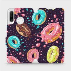 Mobiwear Flip pouzdro na mobil Huawei P30 Lite - VP19S Donutky