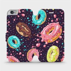 Mobiwear Flip pouzdro na mobil Apple iPhone 6 / 6S - VP19S Donutky