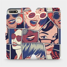 Mobiwear Flip pouzdro na mobil Honor 7A - VP18P Komiks