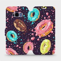 Mobiwear Flip pouzdro na mobil Samsung Galaxy S8 - VP19S Donutky