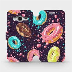 Mobiwear Flip pouzdro na mobil Samsung Galaxy J3 2016 - VP19S Donutky