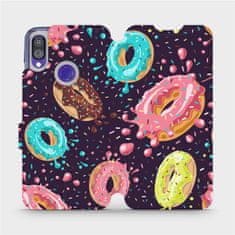 Mobiwear Flip pouzdro na mobil Xiaomi Redmi Note 7 - VP19S Donutky