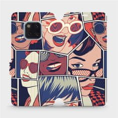 Mobiwear Flip pouzdro na mobil Huawei Mate 20 Pro - VP18P Komiks