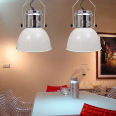 Greatstore Stropní lampa 2 ks s nastavitelnou výškou moderní bílá kovová