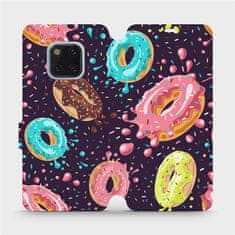 Mobiwear Flip pouzdro na mobil Huawei Mate 20 Pro - VP19S Donutky