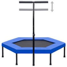 Greatstore Fitness trampolína rukojeť a podložka šestiúhelník 122 cm