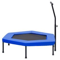 Greatstore Fitness trampolína rukojeť a podložka šestiúhelník 122 cm