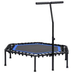 Vidaxl Fitness trampolína rukojeť a podložka šestiúhelník 122 cm