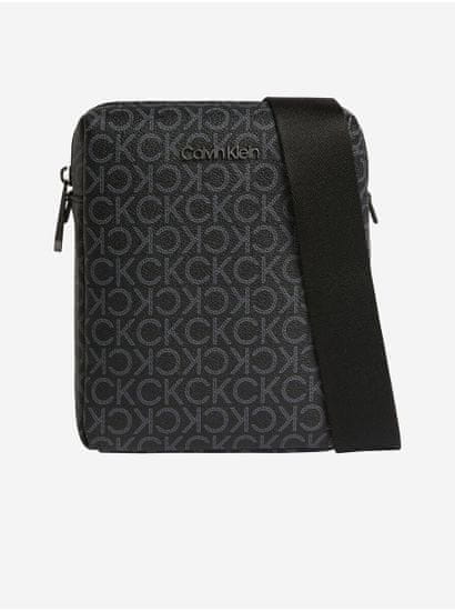 Calvin Klein Černá pánská vzorovaná malá crossbody taška Calvin Klein