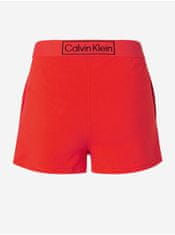 Calvin Klein Červené dámské kraťasy na spaní Calvin Klein Underwear XS