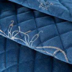Eurofirany Dekorativní přehoz na postel STELA1 220x240 tmavě modry