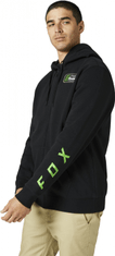 FOX mikina KAWASAKI FLEECE Zip černo-bílo-zelená 2XL