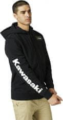 FOX mikina KAWASAKI FLEECE Zip černo-bílo-zelená 2XL