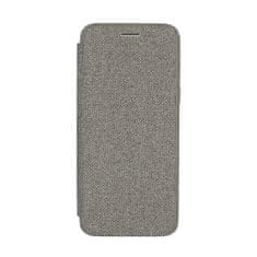 Vennus Cotton knížkové pouzdro pro Apple iPhone X/iPhone XS - Šedá KP18011