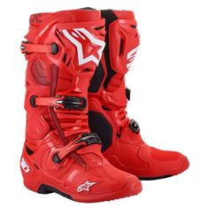 Alpinestars boty TECH 10 2022 černo-bílo-červené 42/8