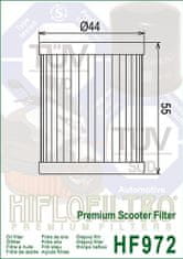 Hiflo olejový filtr HF972