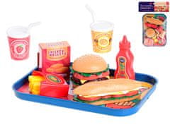 Fast food set s podnosem 26x19 cm 26 ks