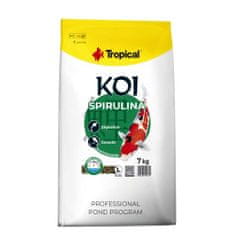 TROPICAL Koi Spirulina Pellet L 7kg plovoucí krmivo pro jezírkové ryby