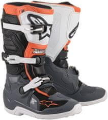 Alpinestars boty TECH 7 S dětské černo-oranžovo-bílo-šedé 34/2