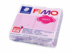 Kraftika 1ks růžová sv. pastel fimo 57 g soft, fimo