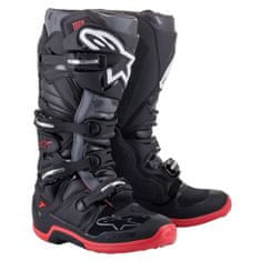 Alpinestars boty TECH 7 gray/red černo-oranžovo-bílo-šedé 42/8