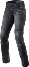 REV´IT! kalhoty jeans MOTO TF dámské černo-šedé 31