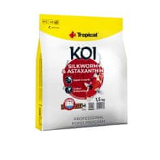 TROPICAL KOI SILKWORM&ASTAXANTHIN PELLET SIZE M 5l/1,5kg plovoucí krmivo pro jezírkové ryby