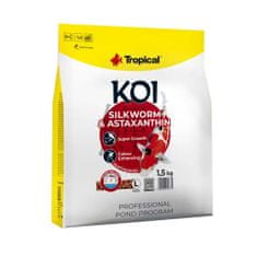 TROPICAL KOI SILKWORM&ASTAXANTHIN PELLET SIZE L 5l/1,5kg plovoucí krmivo pro jezírkové ryby