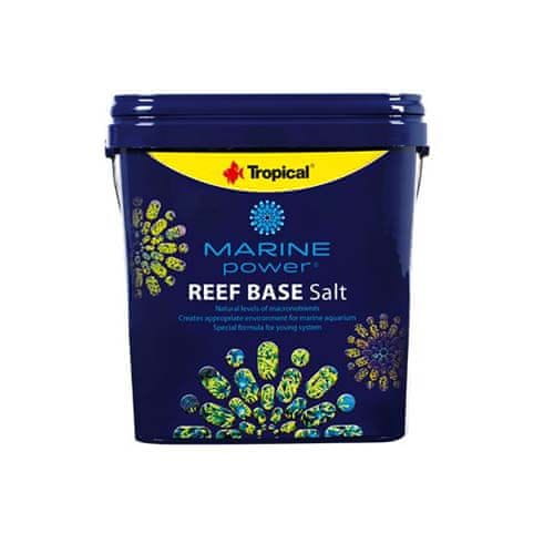 TROPICAL Reef Base SALT 5kg profesionální sůl určená pro všechny typy mořských akvárií