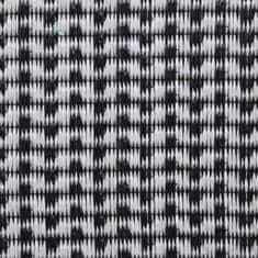 Greatstore Venkovní koberec černý 140 x 200 cm PP